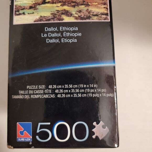BBC Planet Earth Puzzle 500 Piece Extraordinary World Dallol Ethiopia NEW Sealed - Picture 9 of 9